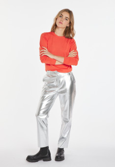 Merino wool round-neck sweater - Asena