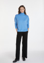 Slit turtleneck sweater in merino wool - Amy