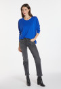 Loose-fitting round-neck sweater in merino wool - Azel