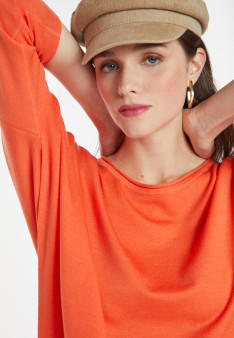 Loose-fitting round-neck sweater in merino wool - Azel