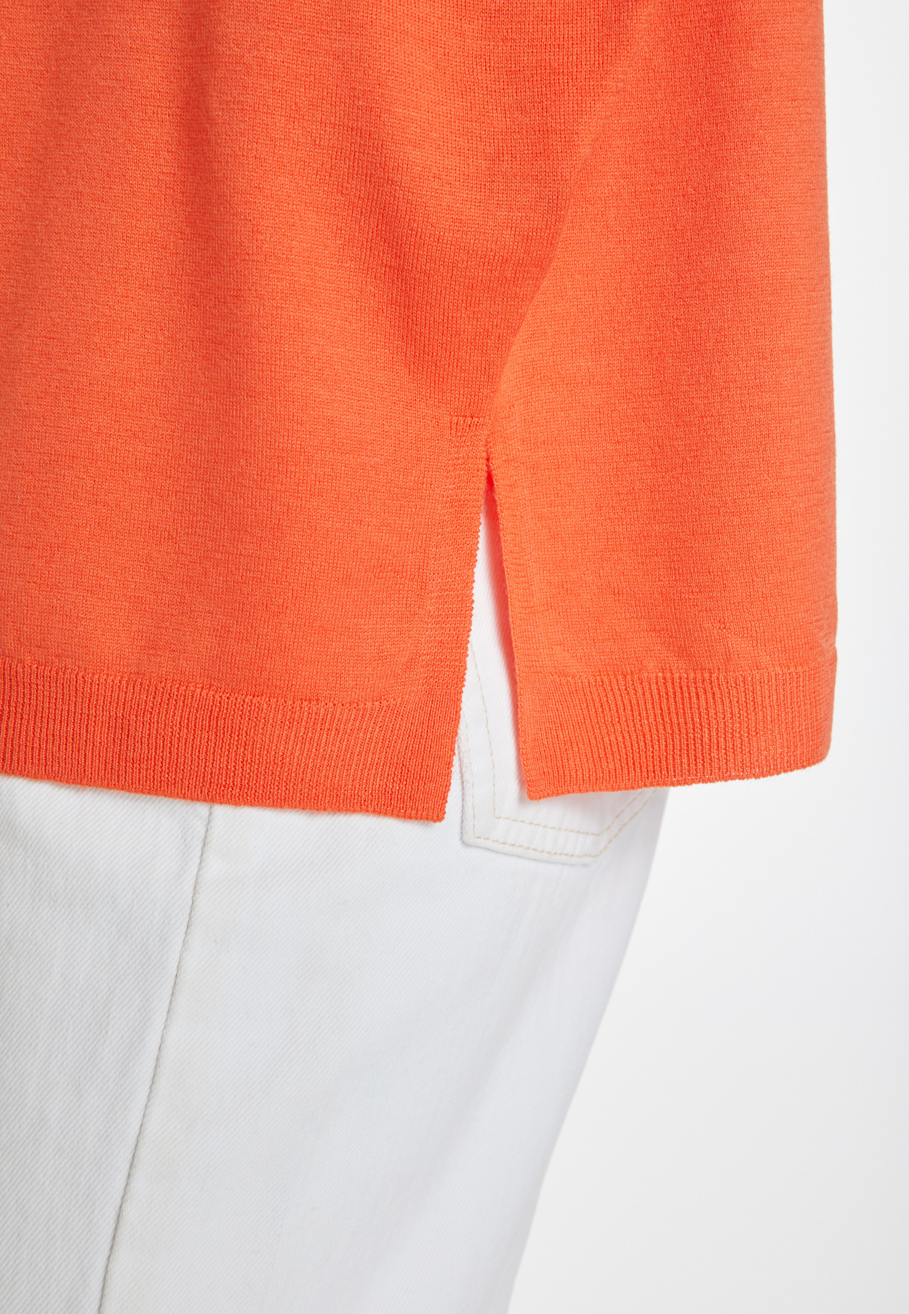 Pull ample col rond en laine mérinos - Azel 8270