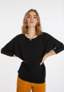Loose-fitting round-neck sweater in merino wool - Azel