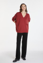 Merino wool bat-sleeve sweater - Boxe