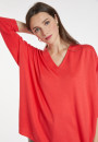 Merino wool bat-sleeve sweater - Boxe