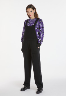 Merino wool dungarees - Corentine