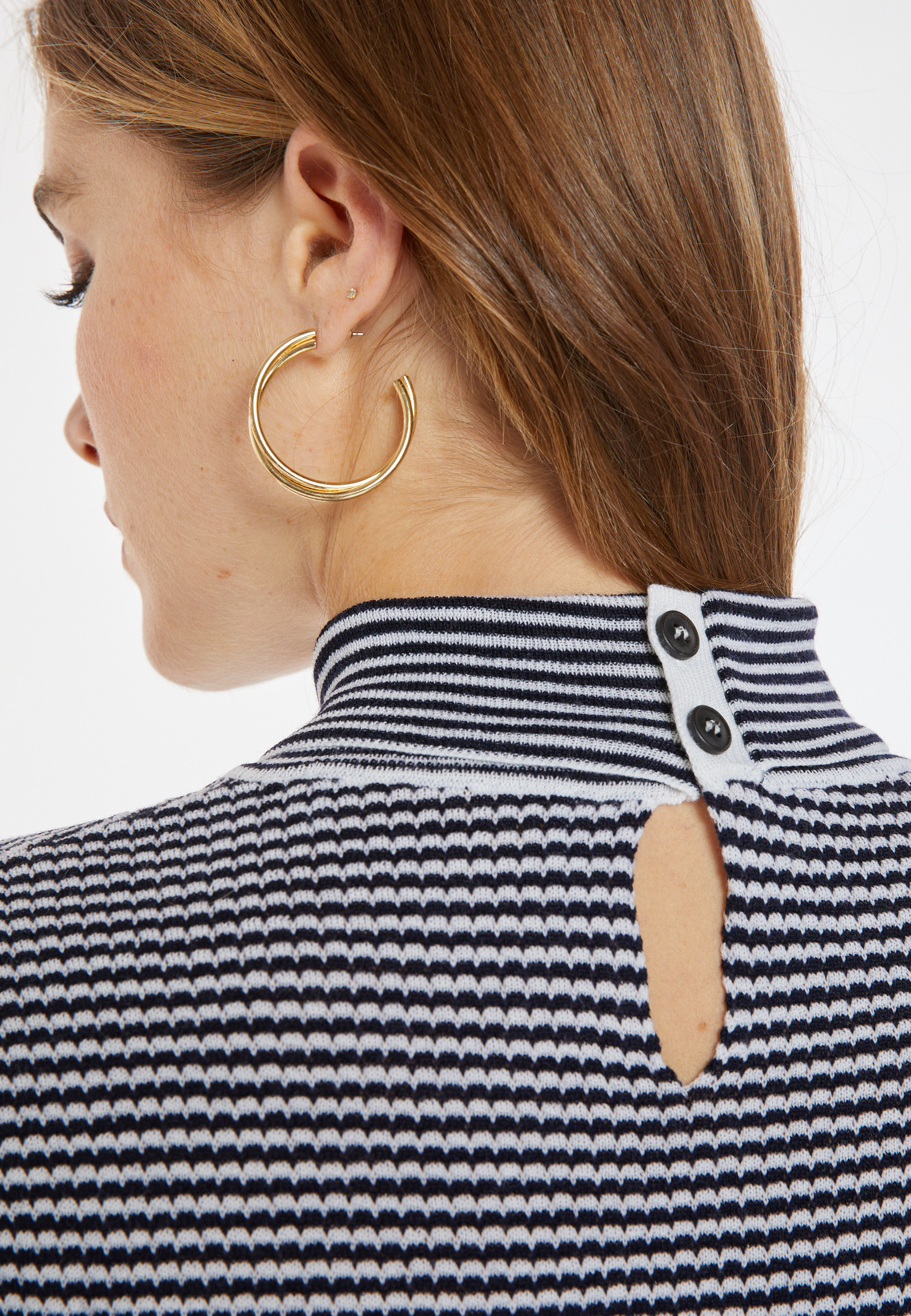 Pull à rayures en laine mérinos - Coco 8303