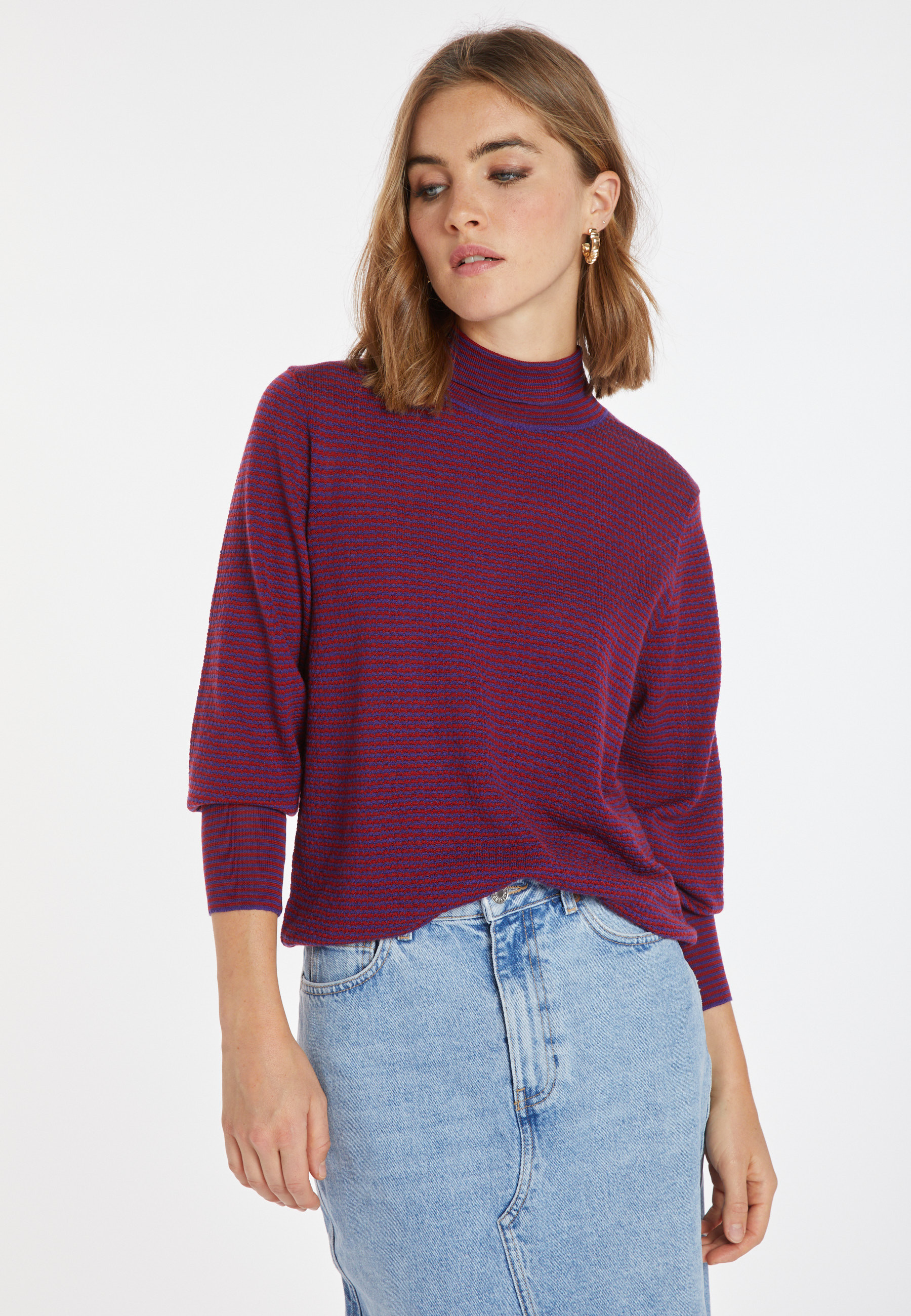 Merino wool striped sweater - Coco