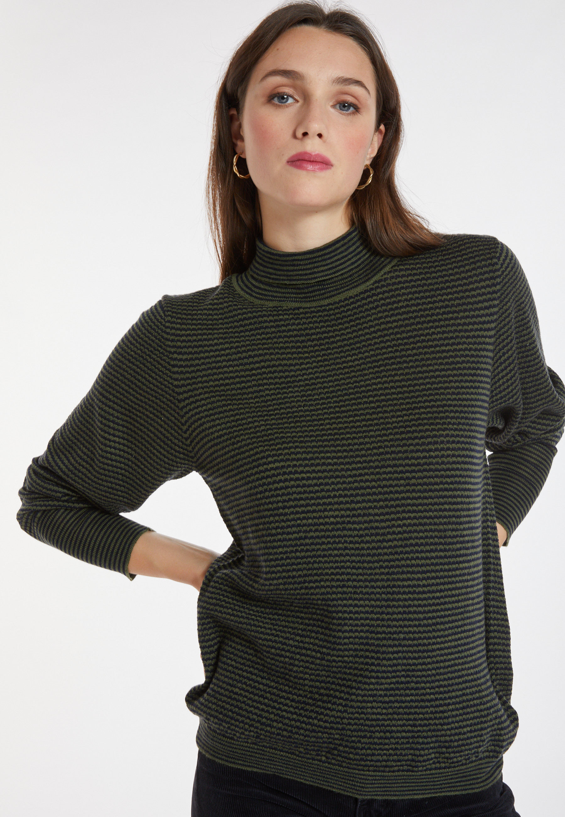 Merino wool striped sweater - Coco