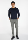 Crew neck sweater with logo in merino wool - Eddie