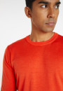 Crew neck sweater with logo in merino wool - Eddie