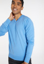 V-neck sweater with logo in merino wool - Elmo