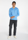 V-neck sweater with logo in merino wool - Elmo