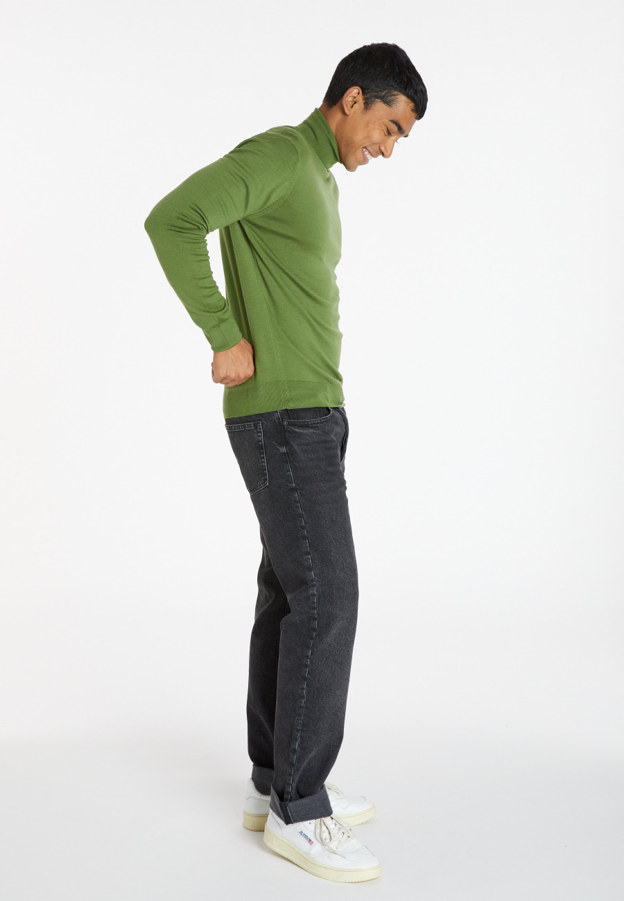 Suéter de gola alta em lã merino - Enzo