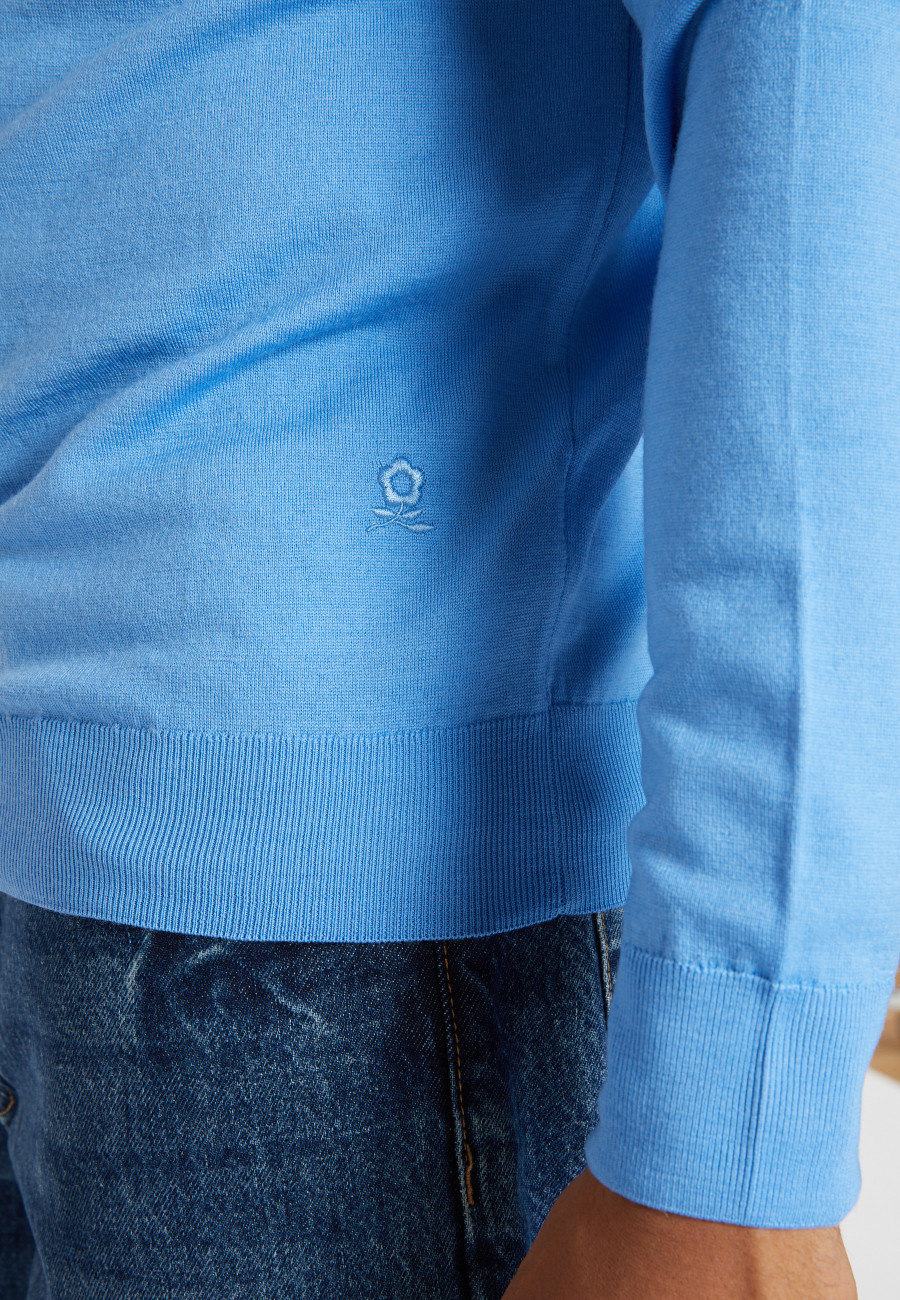 Suéter de gola alta em lã merino - Enzo