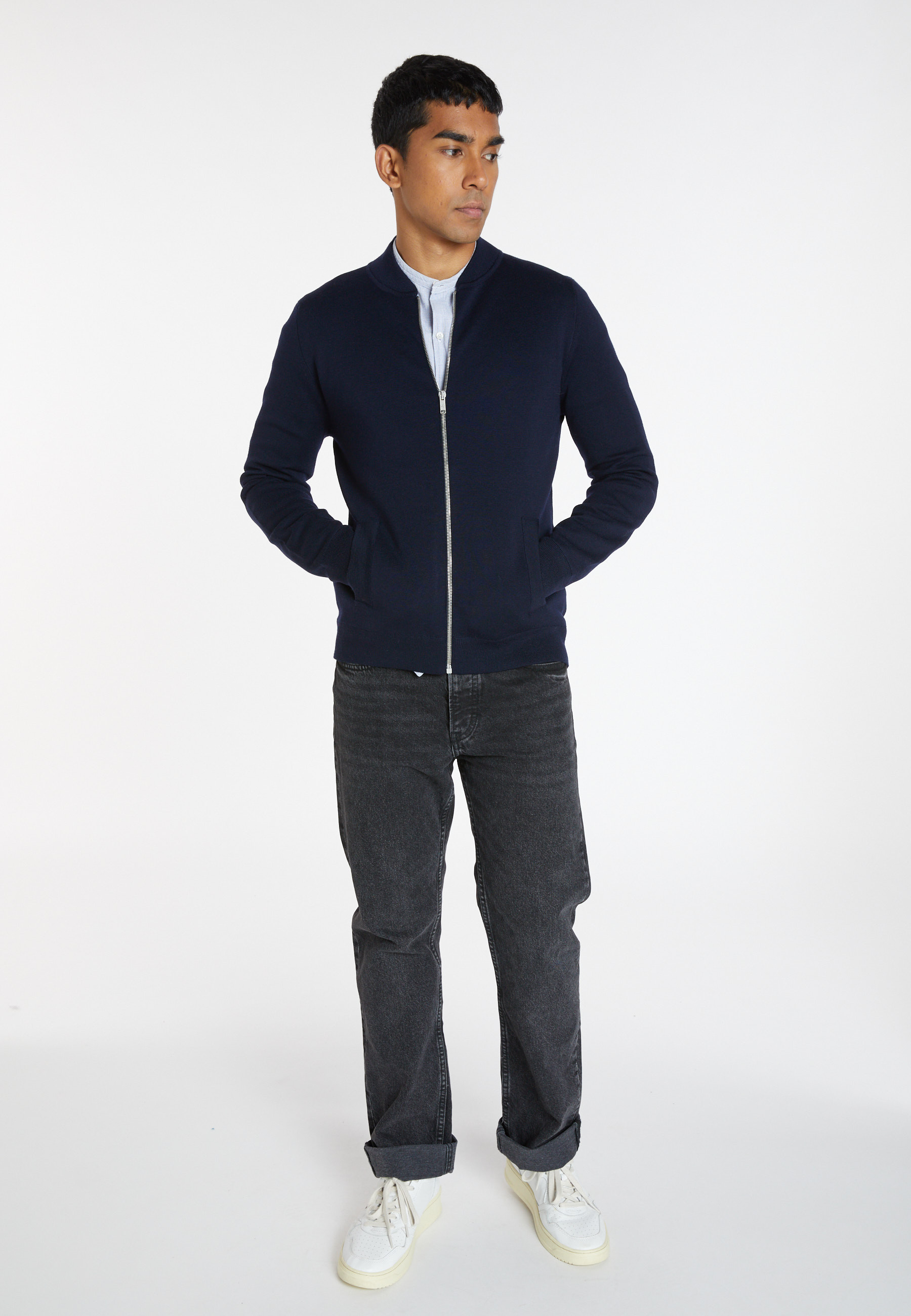 Merino wool pocket jacket - Archibald