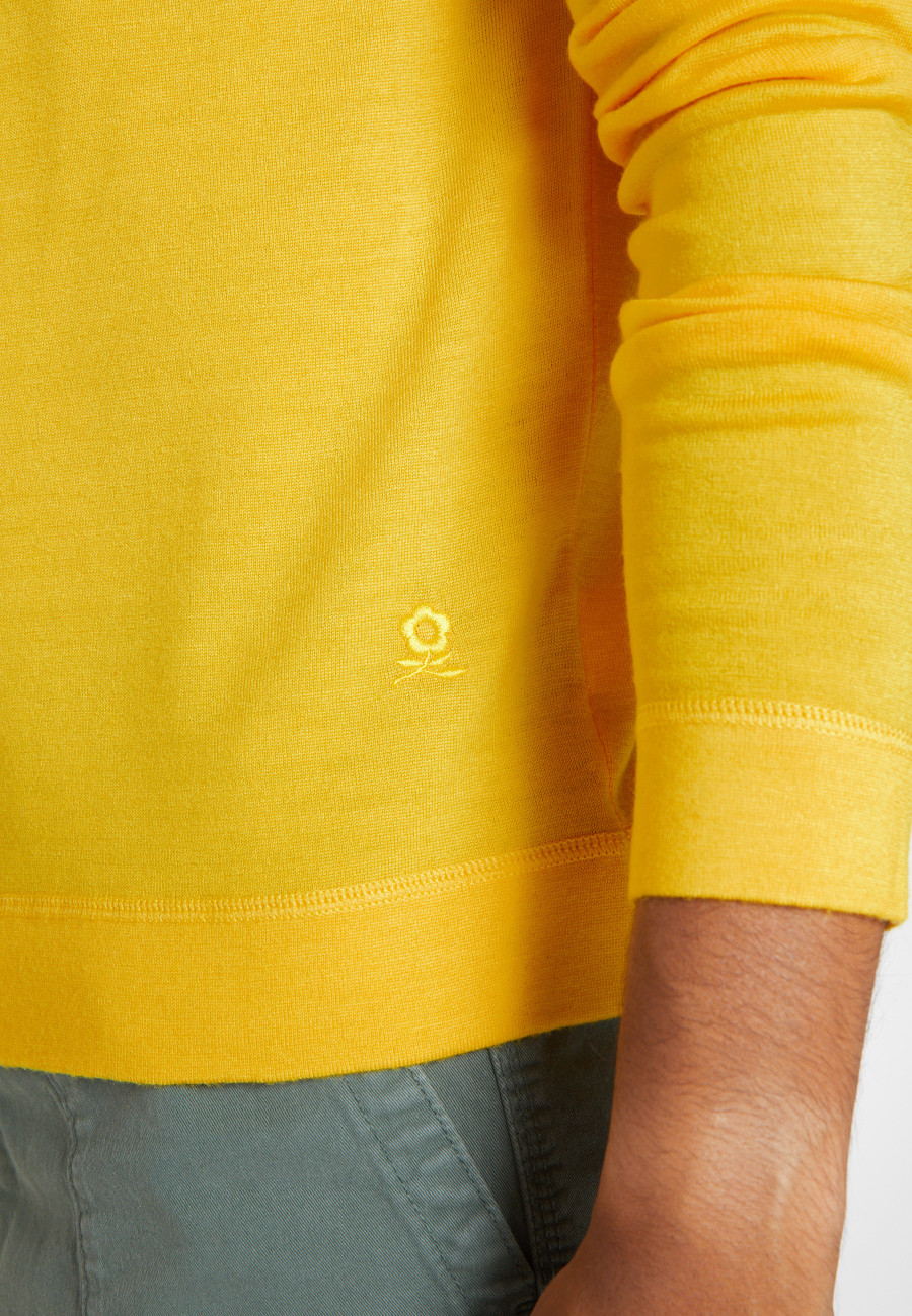 Suéter de lã merino com gola enrolada - Rythme