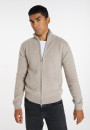 Zipped jacket in 4-ply cashmere - Balthazar
