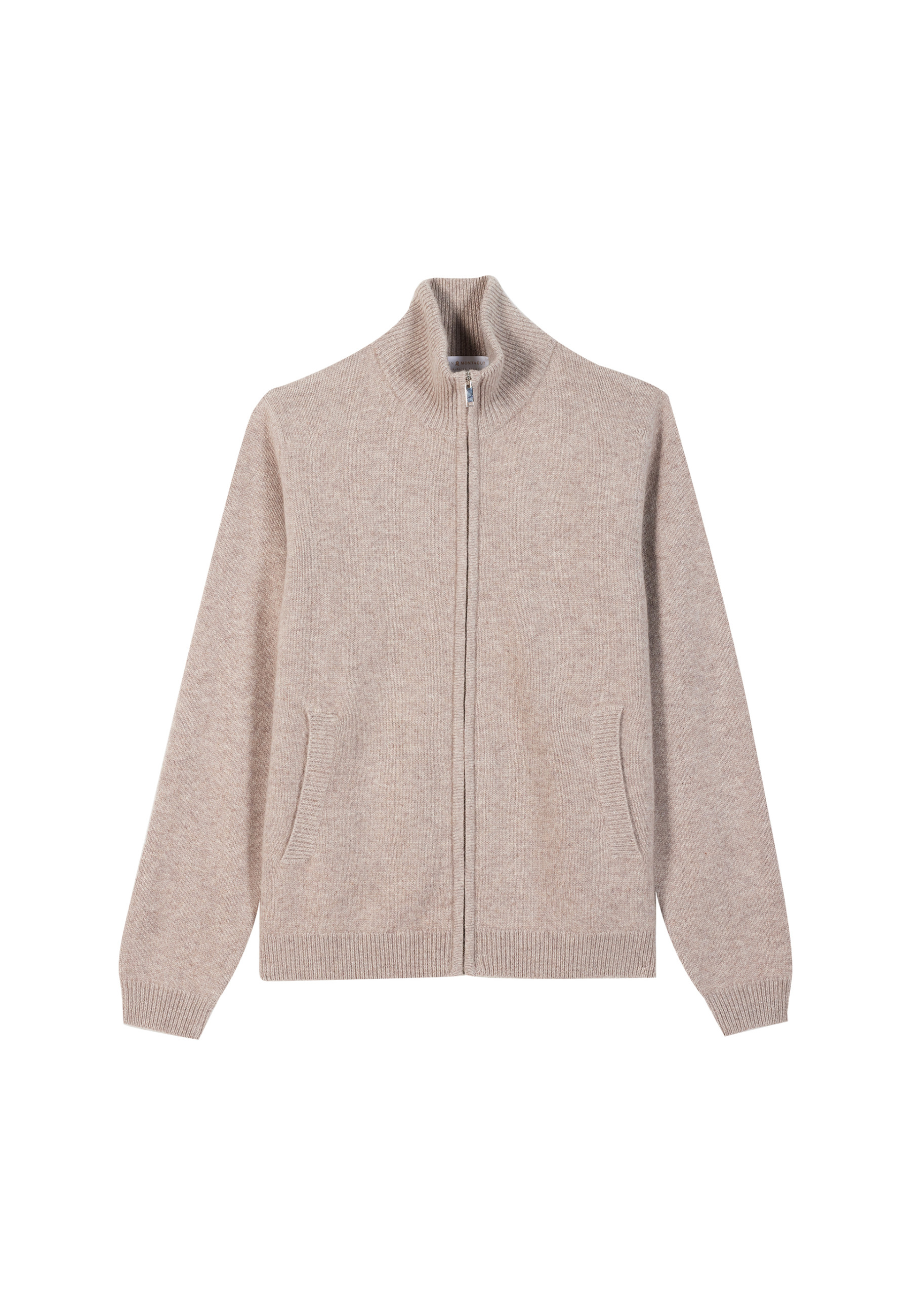 Zipped jacket in 4-ply cashmere - Balthazar