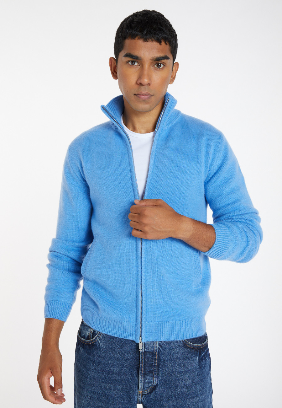 Cardigan de cashmere com zíper e 4 camadas - Balthazar