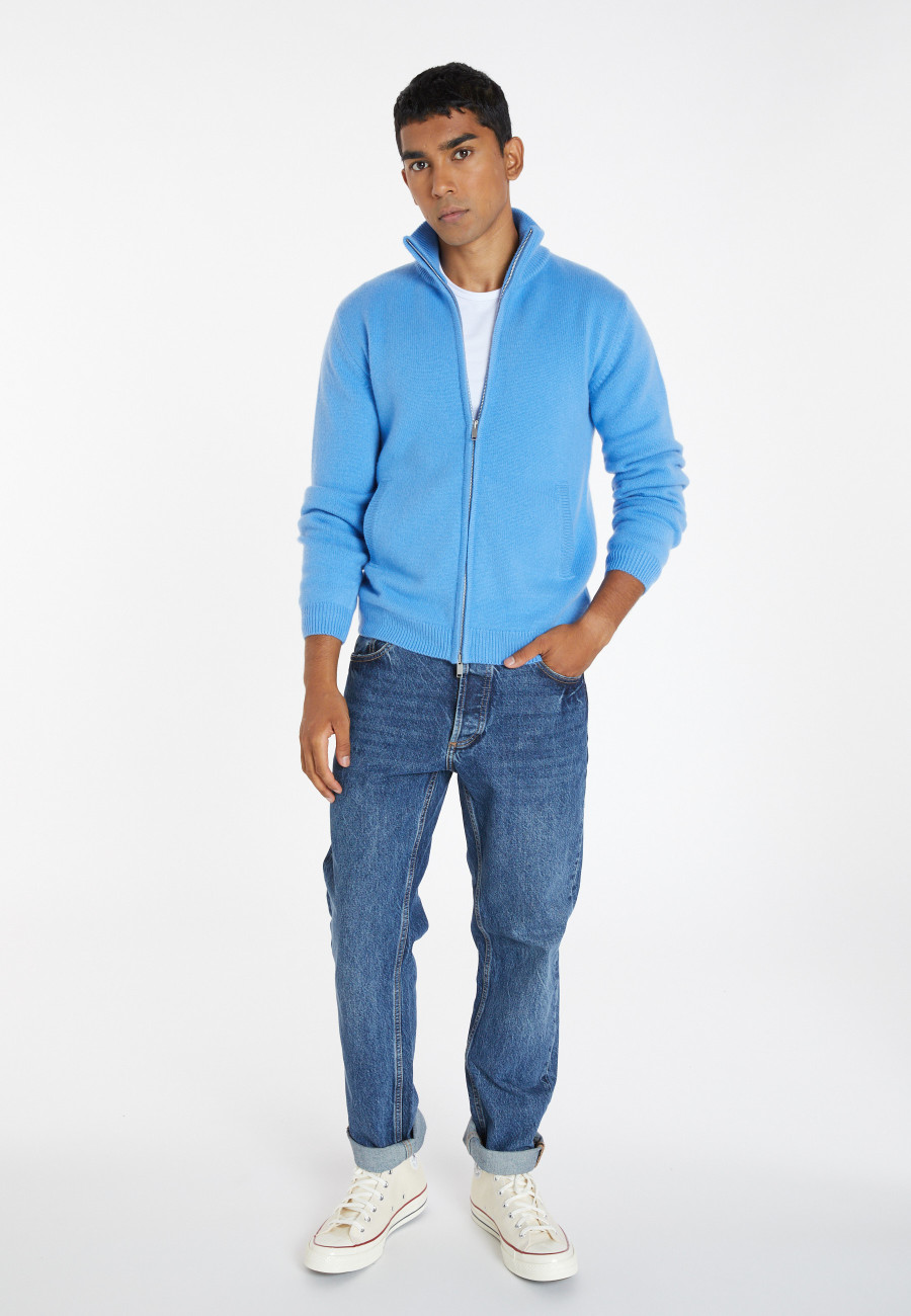 Cardigan de cashmere com zíper e 4 camadas - Balthazar