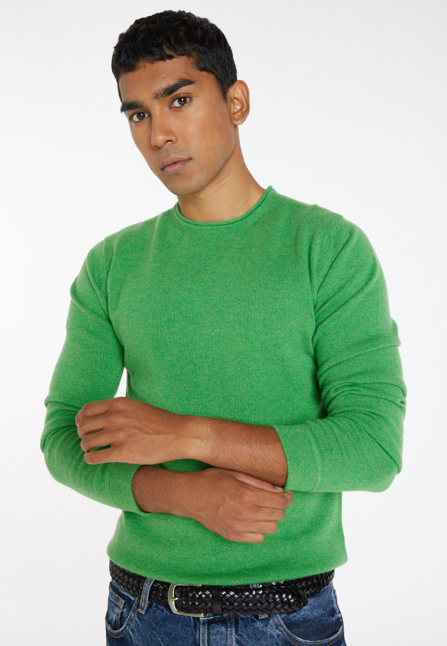 Suéter de cashmere com gola enrolada - Ernest