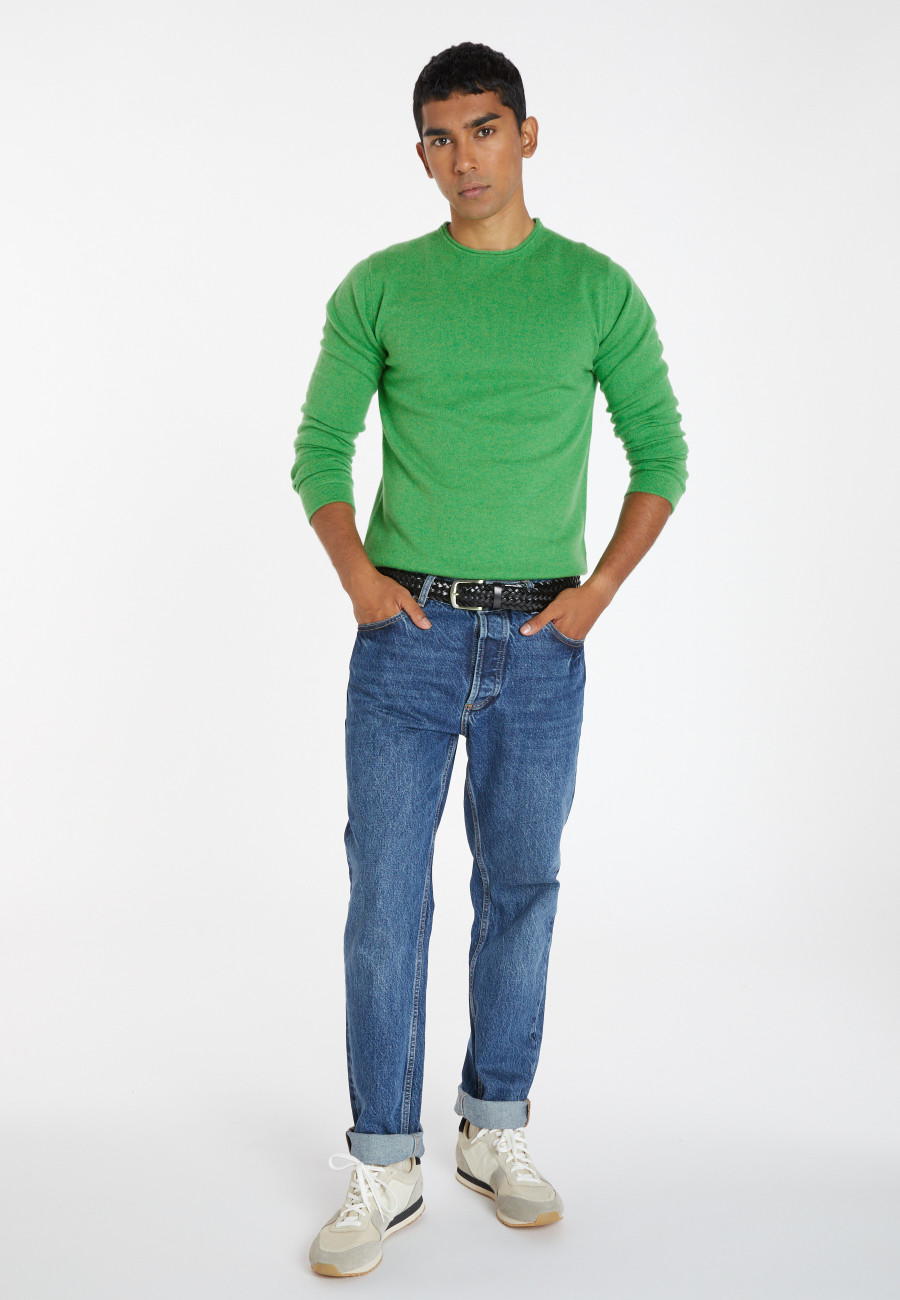 Suéter de cashmere com gola enrolada - Ernest