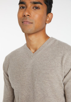 Pull col V en cachemire - Evann 8221