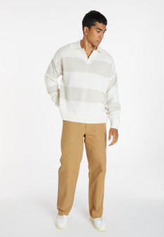 Wool and cashmere polo-neck sweater - Sean