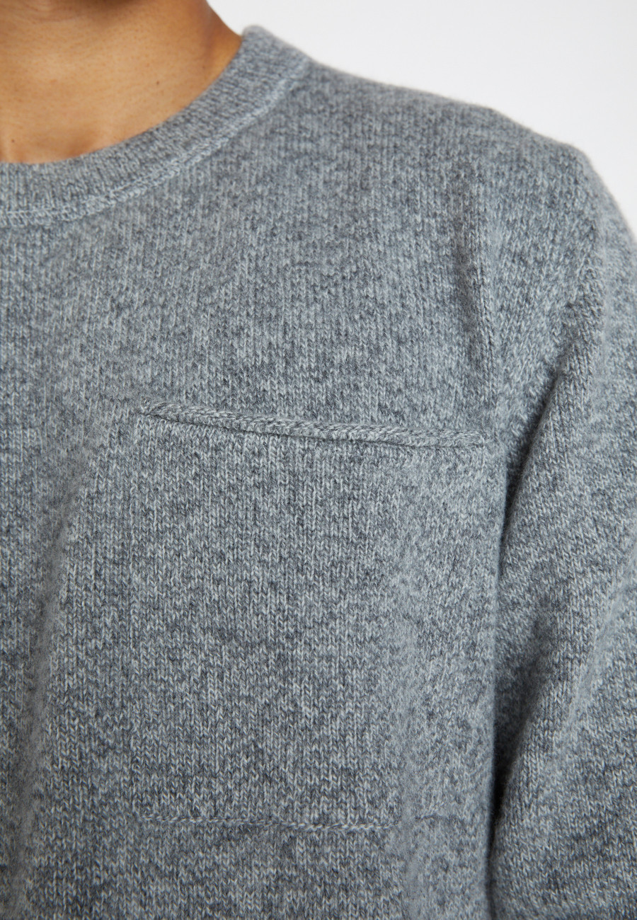 Wool and cashmere sweater with pocket - Tylan
