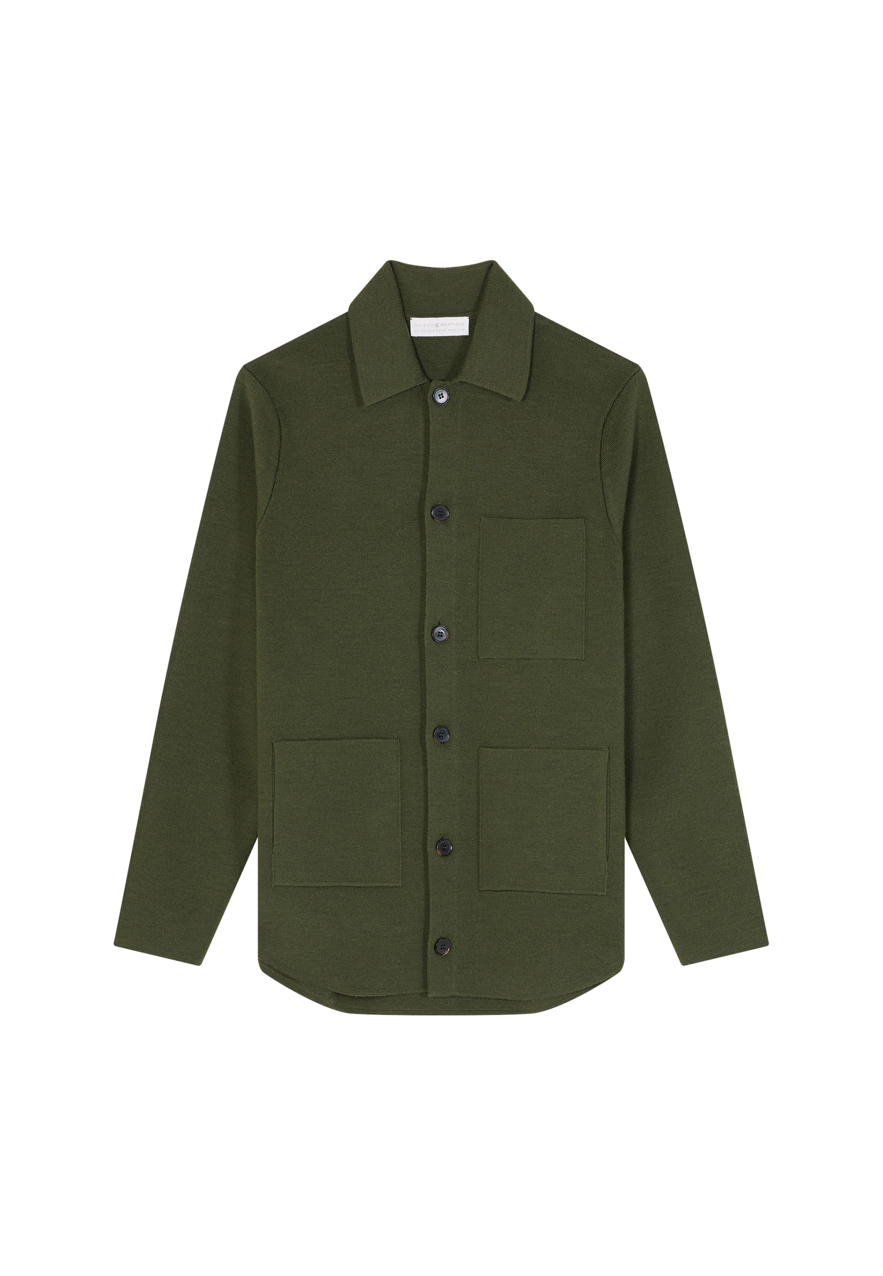 Merino wool button-down jacket - Samuel