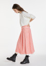 Long skirt in merino wool - Cecile