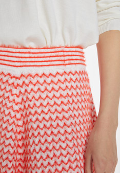 Long skirt in merino wool - Cecile