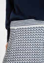 Long skirt in merino wool - Cecile