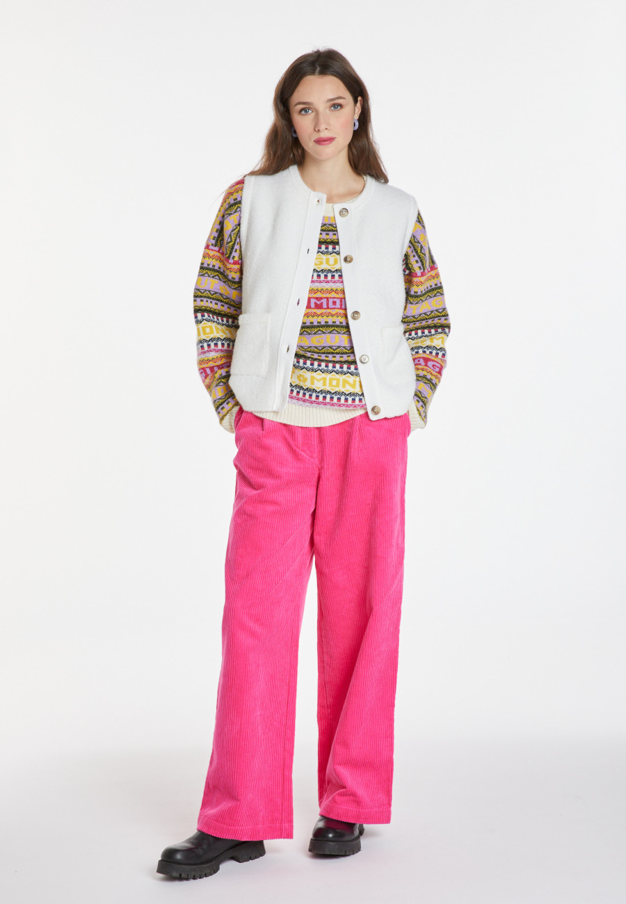 Sleeveless wool jacket - Cassidy