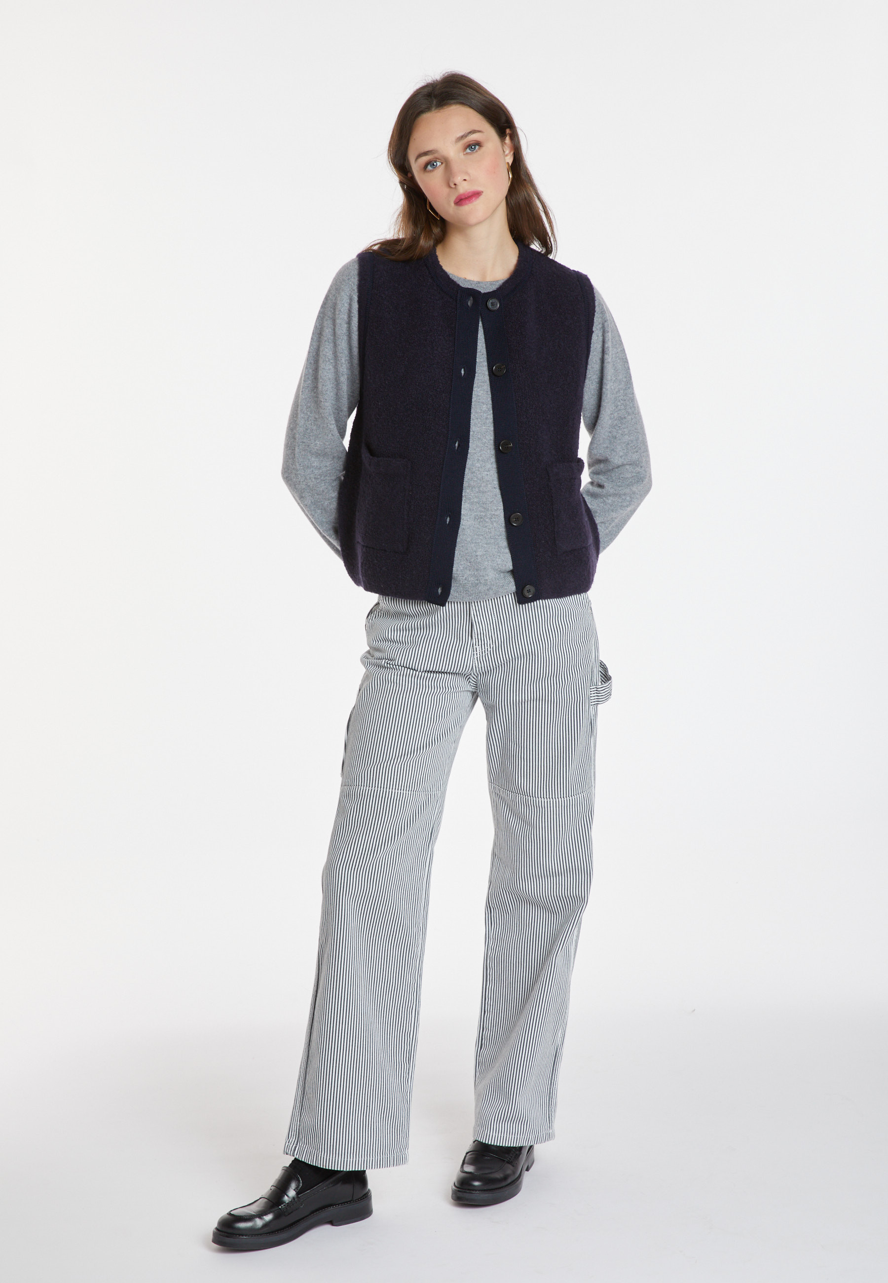 Sleeveless wool jacket - Cassidy