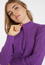 Wool blend zip-neck sweater - Cacilda
