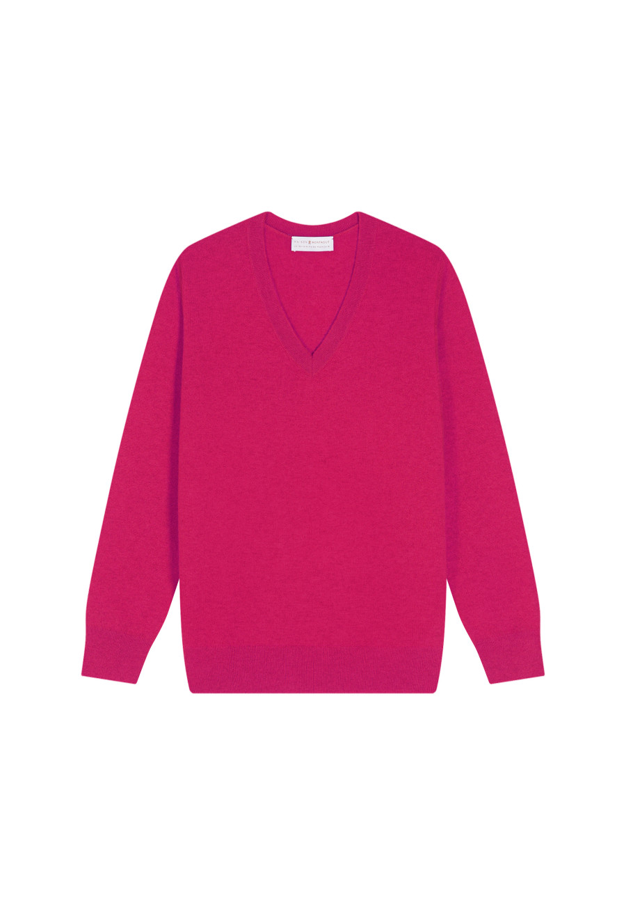 Suéter de cashmere com decote em V - Abel