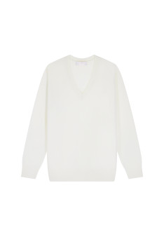 Pull col V en cachemire - Abel