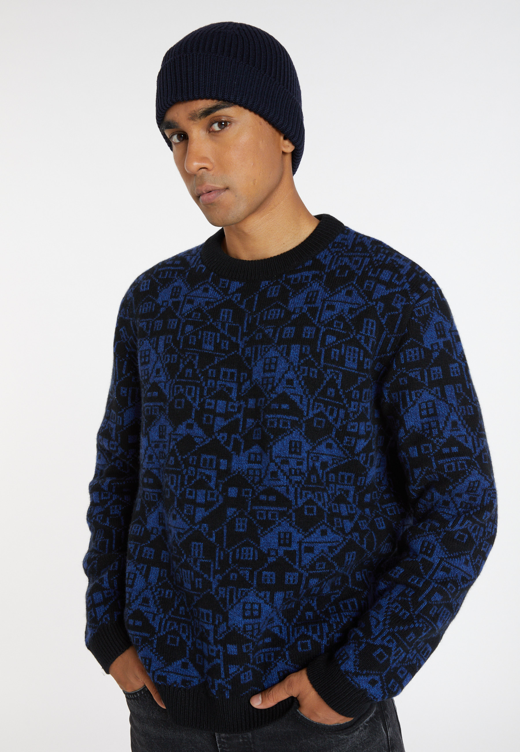 Mixed wool and cashmere sweater - Swann