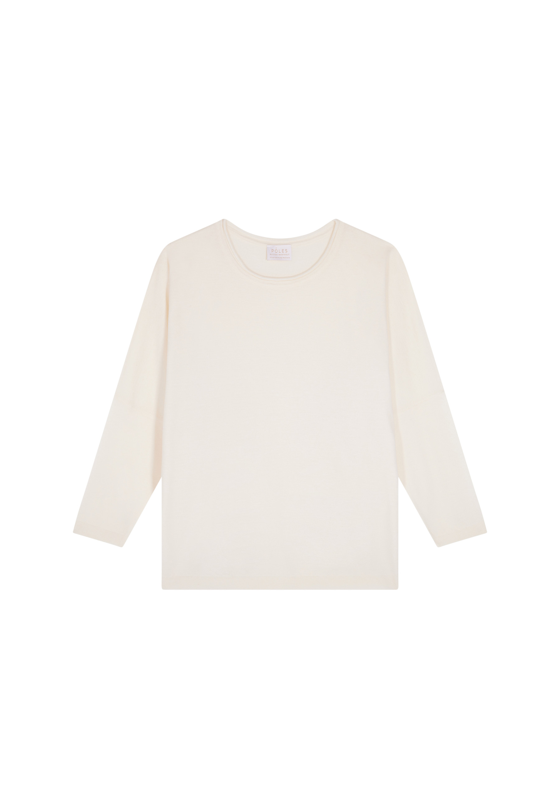 Loose-fitting round-neck sweater in merino wool - Azel