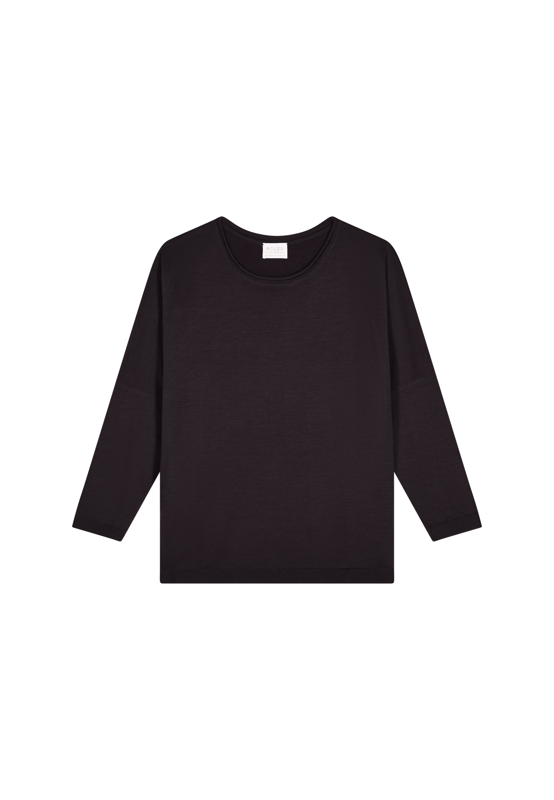 Loose-fitting round-neck sweater in merino wool - Azel