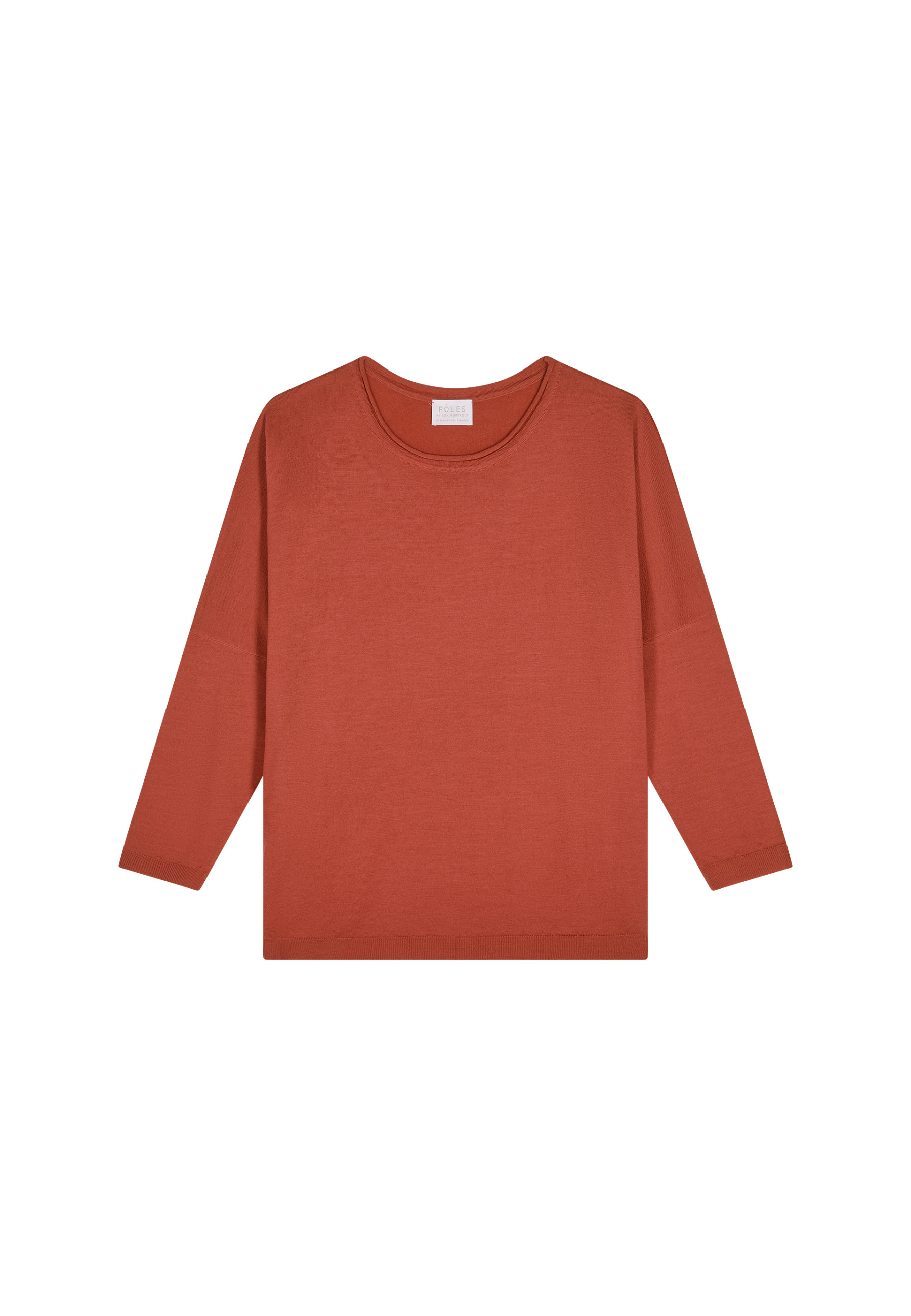Loose-fitting round-neck sweater in merino wool - Azel
