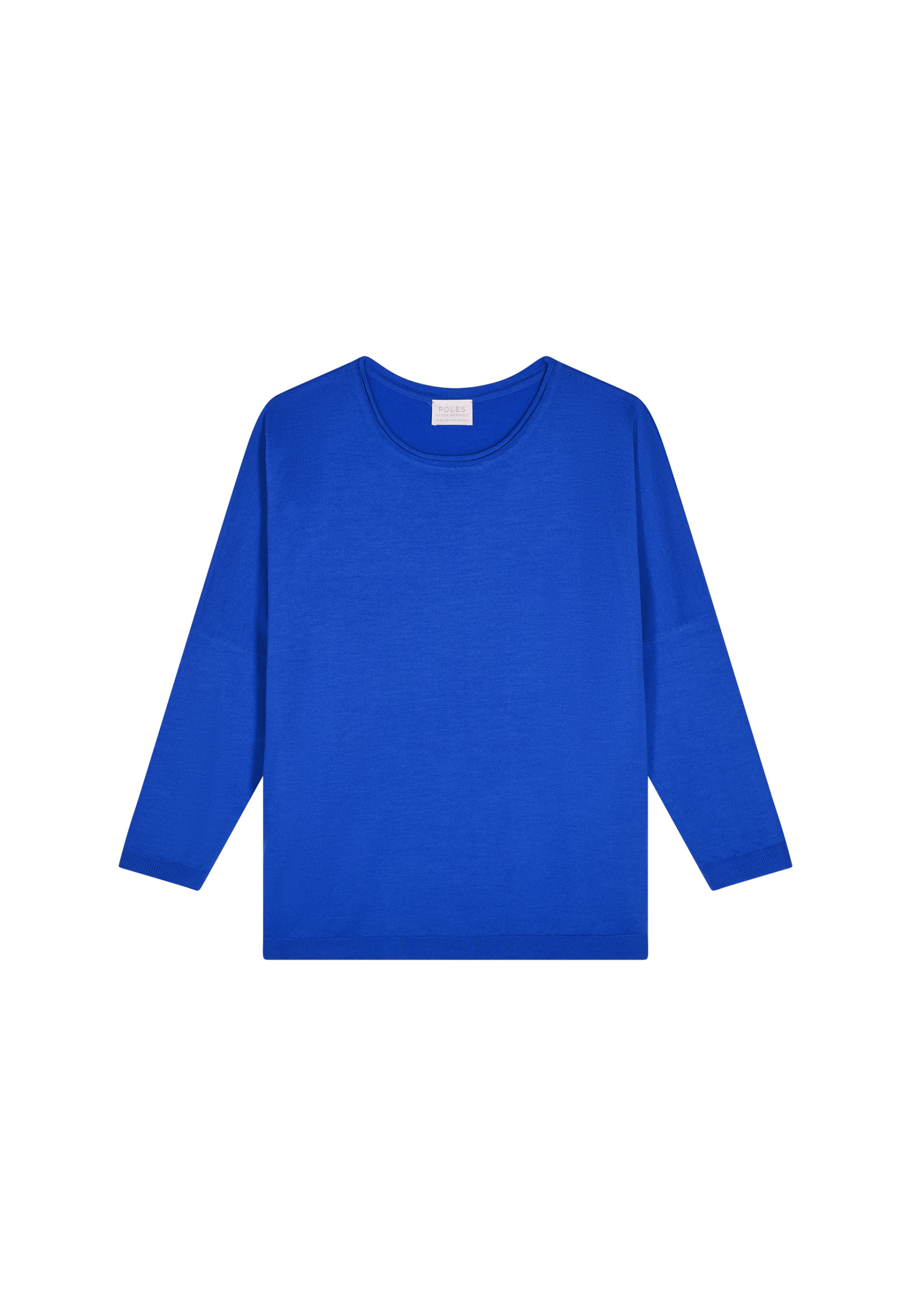 Loose-fitting round-neck sweater in merino wool - Azel