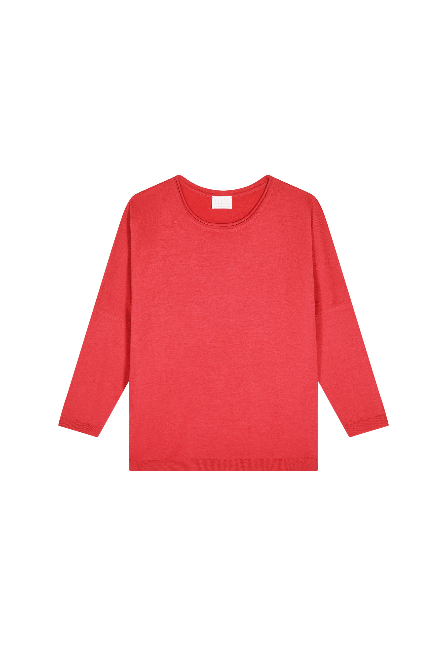 Loose-fitting round-neck sweater in merino wool - Azel