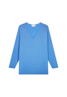 Merino wool bat-sleeve sweater - Boxe