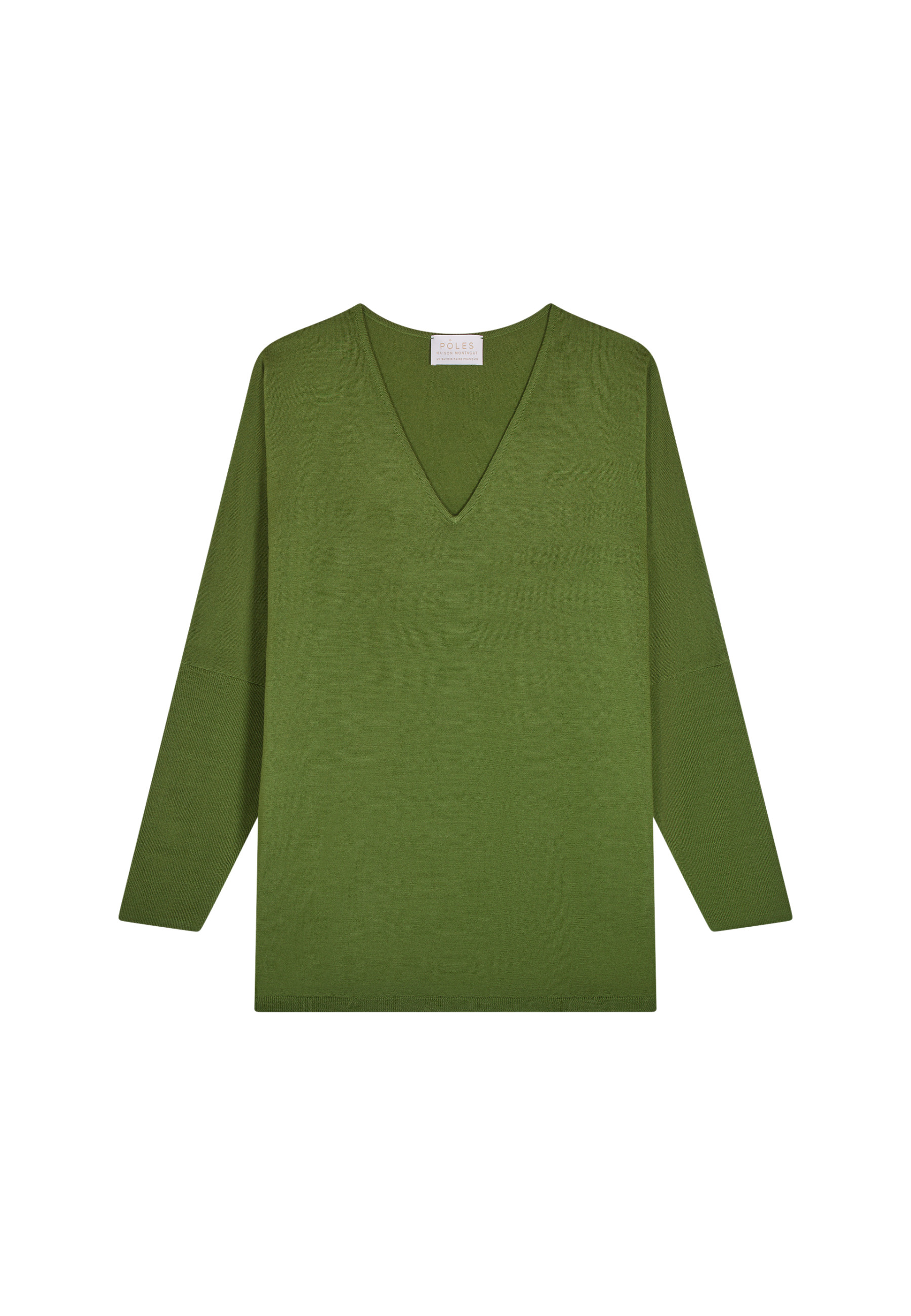 Pull manches chauve-souris en laine mérinos - Boxe