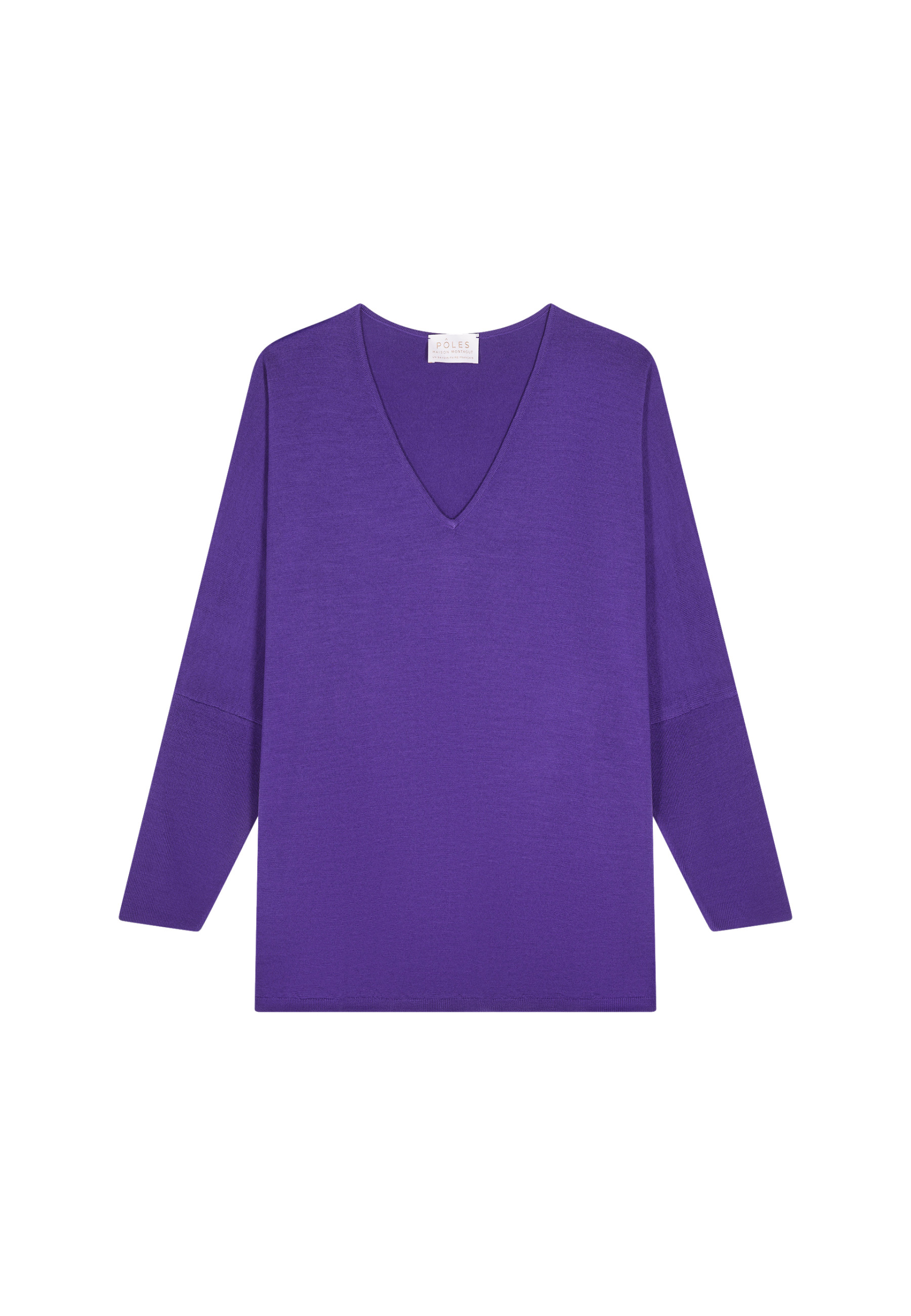 Merino wool bat-sleeve sweater - Boxe