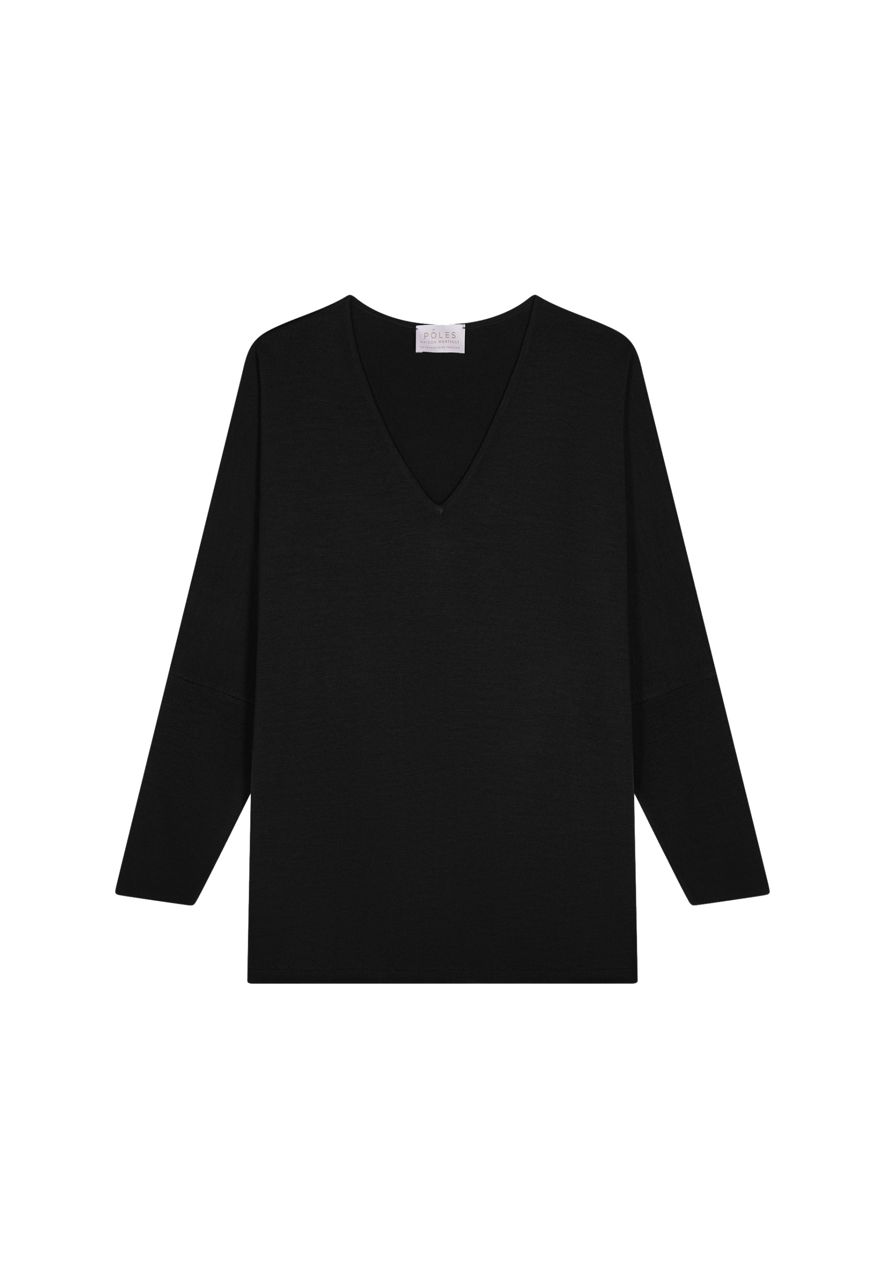 Merino wool bat-sleeve sweater - Boxe