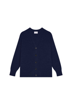 Button-down cashmere cardigan with pockets - Ariel