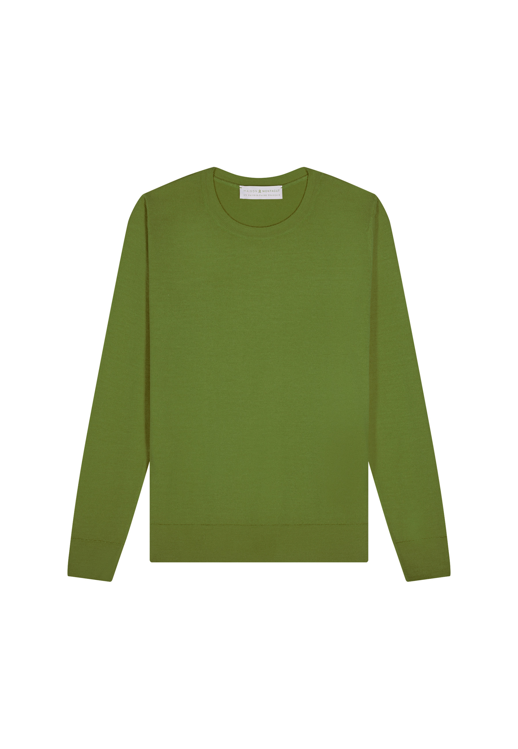 Merino wool round-neck sweater - Asena